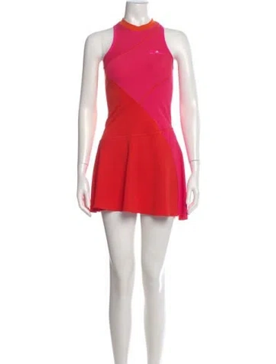 Pre-owned Stella Mccartney For Adidas Crew Neck Mini Dress In Multi