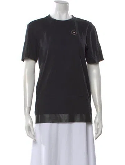 Pre-owned Stella Mccartney For Adidas Crew Neck Short Sleeve T-shirt In Black