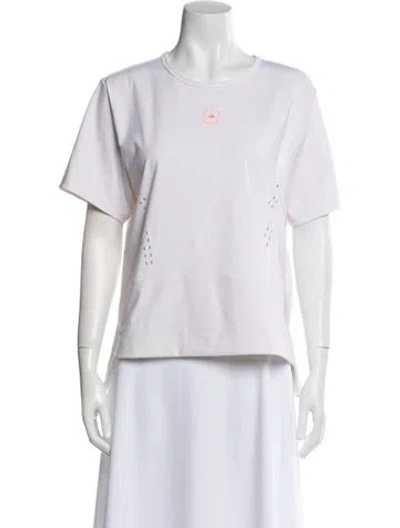 Pre-owned Stella Mccartney For Adidas Crew Neck Short Sleeve T-shirt In Neutral