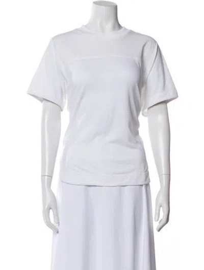 Pre-owned Stella Mccartney For Adidas Crew Neck Short Sleeve T-shirt In White