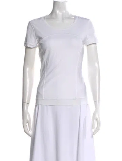 Pre-owned Stella Mccartney For Adidas Crew Neck Short Sleeve T-shirt In White