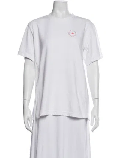 Pre-owned Stella Mccartney For Adidas Crew Neck Short Sleeve T-shirt In White