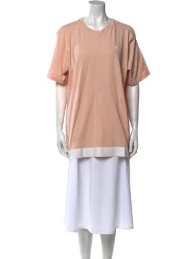 Pre-owned Stella Mccartney For Adidas Crew Neck Short Sleeve Tunic In Pink