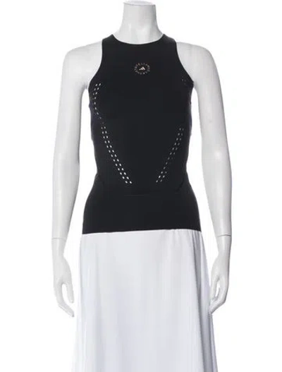 Pre-owned Stella Mccartney For Adidas Crew Neck Sleeveless Sports Bra In Black