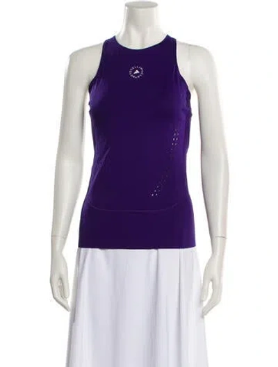 Pre-owned Stella Mccartney For Adidas Crew Neck Sleeveless Sports Bra In Purple