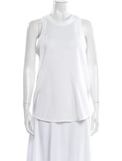 Pre-owned Stella Mccartney For Adidas Crew Neck Sleeveless Top In White