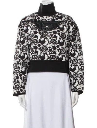 Pre-owned Stella Mccartney For Adidas Floral Print Jacket In White