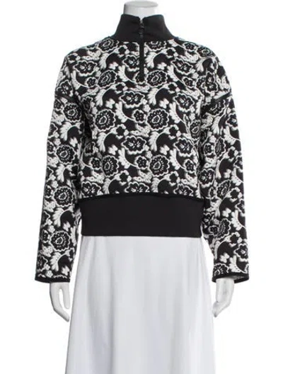 Pre-owned Stella Mccartney For Adidas Floral Print Performance Jacket In Black