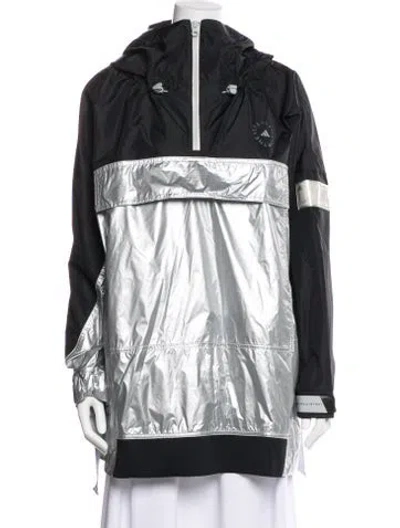 Pre-owned Stella Mccartney For Adidas Graphic Print Jacket In Black