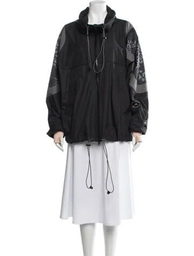 Pre-owned Stella Mccartney For Adidas Graphic Print Performance Jacket In Black