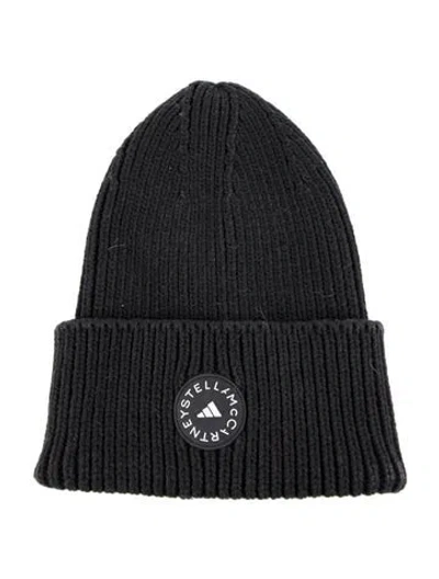 Pre-owned Stella Mccartney For Adidas Knit Beanie In Black