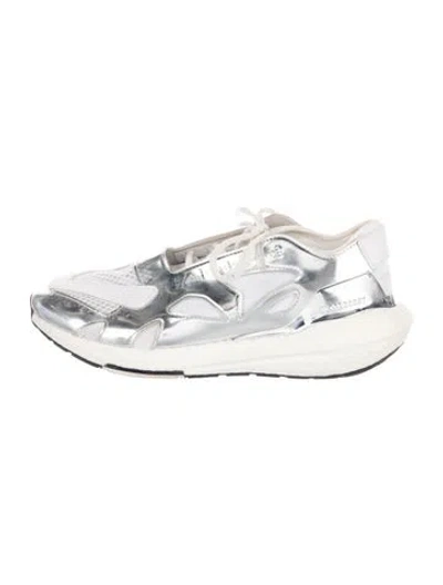 Pre-owned Stella Mccartney For Adidas Mesh Colorblock Pattern Athletic Sneakers In Silver