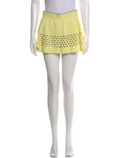 Pre-owned Stella Mccartney For Adidas Mini Shorts In Yellow