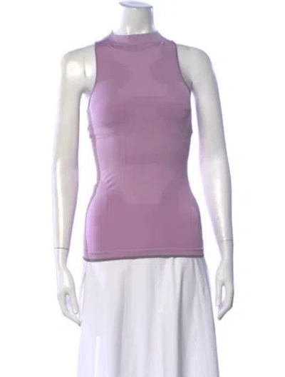 Pre-owned Stella Mccartney For Adidas Mock Neck Sleeveless Top In Purple