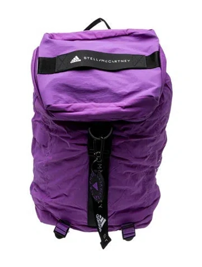 Pre-owned Stella Mccartney For Adidas Nylon Backpack In Purple