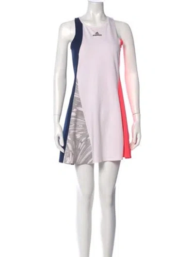 Pre-owned Stella Mccartney For Adidas Nylon Mini Dress In Pink