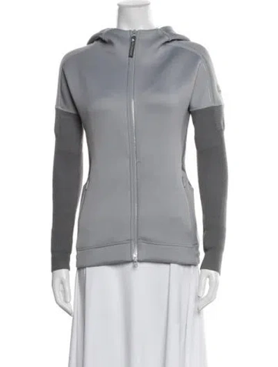 Pre-owned Stella Mccartney For Adidas Nylon Performance Jacket In Gray
