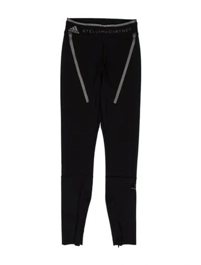 Pre-owned Stella Mccartney For Adidas Nylon Skinny Leg Pants In Black