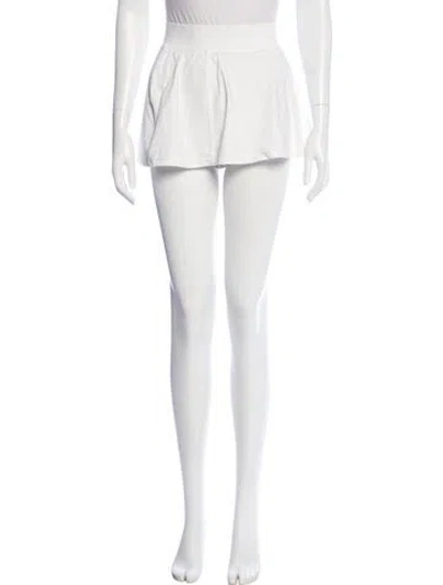 Pre-owned Stella Mccartney For Adidas Pleated Accents Mini Skirt In White
