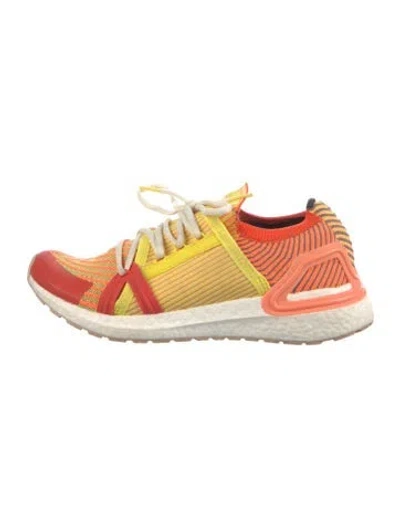 Pre-owned Stella Mccartney For Adidas Printed Athletic Sneakers In Orange