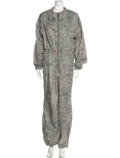 Pre-owned Stella Mccartney For Adidas Printed Crew Neck Jumpsuit In Multi