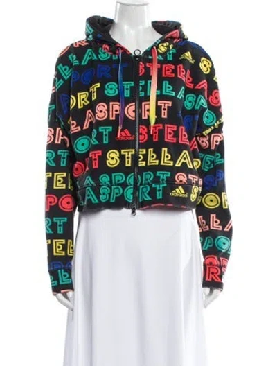 Pre-owned Stella Mccartney For Adidas Printed Evening Jacket In Green