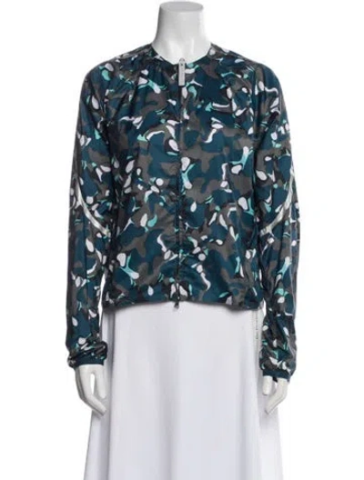 Pre-owned Stella Mccartney For Adidas Printed Jacket In Blue