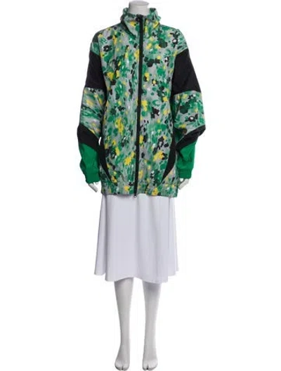 Pre-owned Stella Mccartney For Adidas Printed Jacket In Green