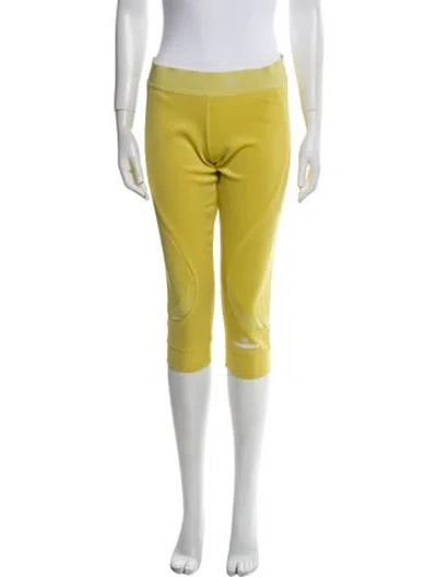 Pre-owned Stella Mccartney For Adidas Printed Skinny Leg Pants In Green