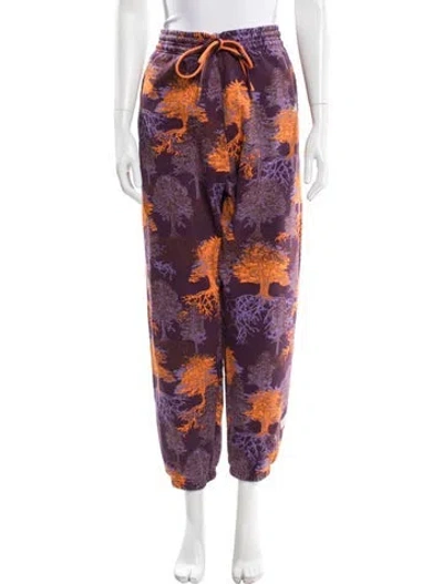 Pre-owned Stella Mccartney For Adidas Printed Sweatpants In Purple