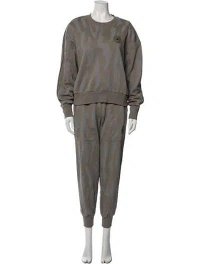 Pre-owned Stella Mccartney For Adidas Printed Tracksuit In Green