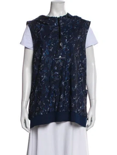 Pre-owned Stella Mccartney For Adidas Printed Vest In Blue