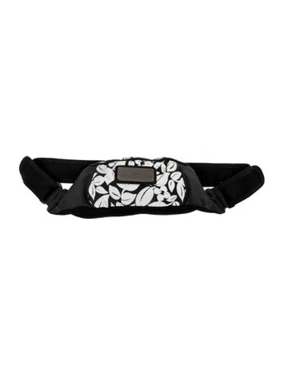 Pre-owned Stella Mccartney For Adidas Rubber Belt Bag In Black