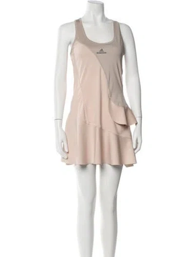 Pre-owned Stella Mccartney For Adidas Scoop Neck Mini Dress W/ Tags In Pink