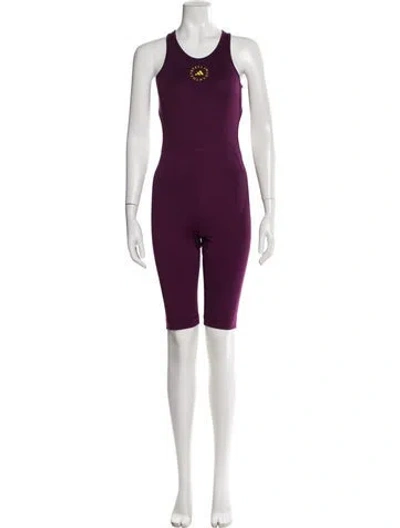 Pre-owned Stella Mccartney For Adidas Scoop Neck Romper In Purple