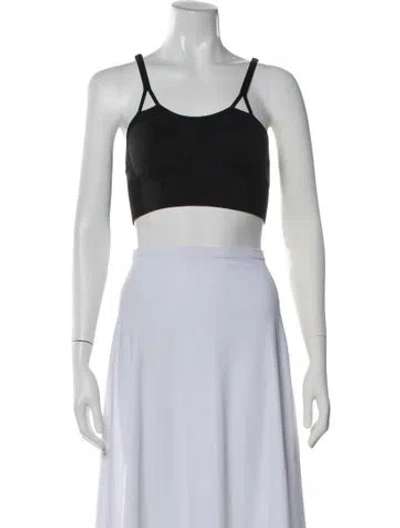 Pre-owned Stella Mccartney For Adidas Scoop Neck Sleeveless Sports Bra In Black