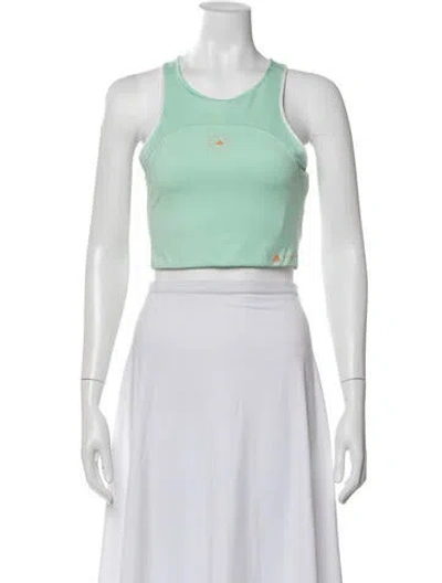 Pre-owned Stella Mccartney For Adidas Scoop Neck Sleeveless Sports Bra In Blue