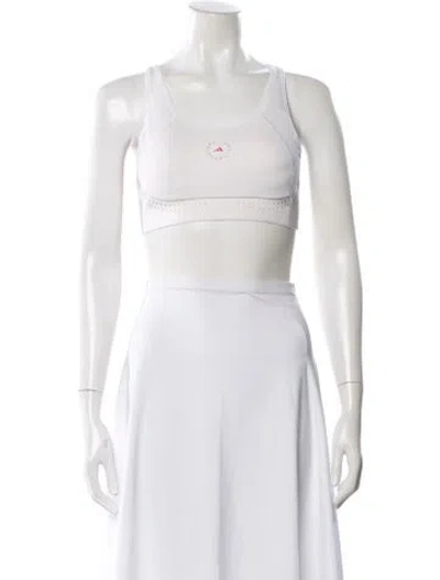 Pre-owned Stella Mccartney For Adidas Scoop Neck Sleeveless Sports Bra In Gray