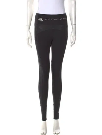 Pre-owned Stella Mccartney For Adidas Skinny Leg Pants In Black