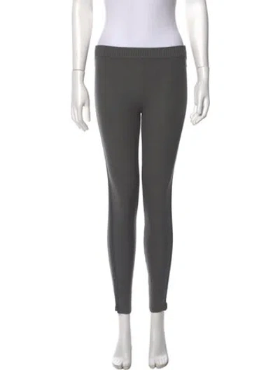 Pre-owned Stella Mccartney For Adidas Skinny Leg Pants In Gray