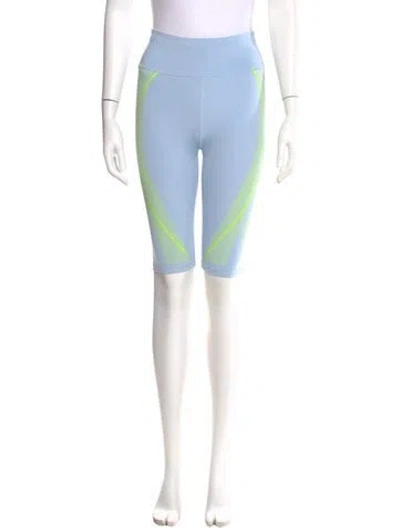 Pre-owned Stella Mccartney For Adidas Striped Skinny Leg Pants In Blue