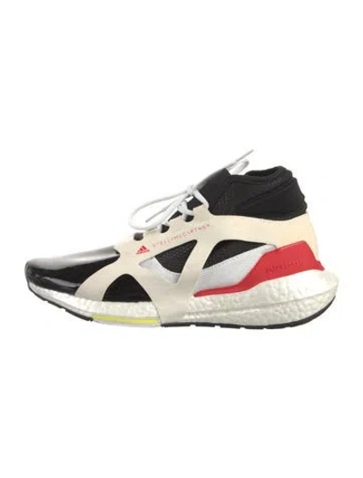 Pre-owned Stella Mccartney For Adidas Vegan Leather Colorblock Pattern Athletic Sneakers In Multi