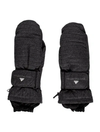 Pre-owned Stella Mccartney For Adidas Winter Gloves In Gray