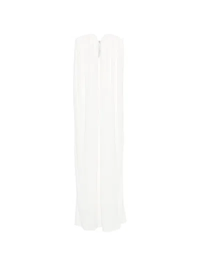 Stella Mccartney Forever Stella Gathered Maxi Dress In White