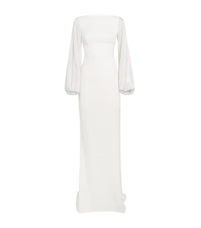 Stella Mccartney Forever Stella Hotfix Maxi Dress In White