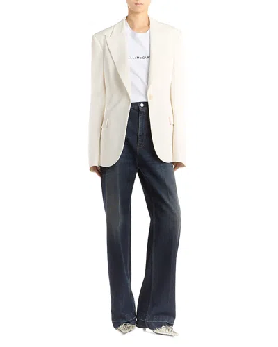 Stella Mccartney Forever Stella Slim Fit Jacket In White