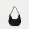 Stella Mccartney Tasche Frayme Hobo Mini In Black