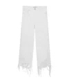 Stella Mccartney Frayed Hem Jeans In White