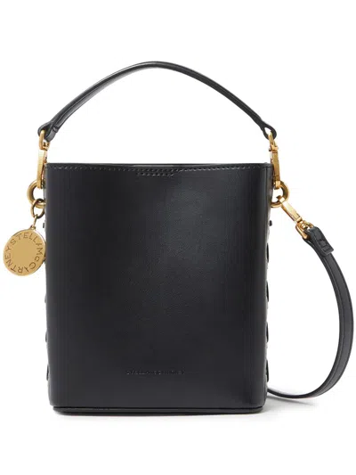 STELLA MCCARTNEY STELLA MCCARTNEY FRAYME BUCKET BAG IN FAUX LEATHER