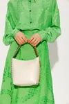 Stella Mccartney Chain Bucket Bag In Cream